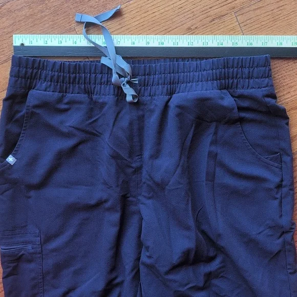 FIGS XL SCRUB SET Navy Dark Blue Technical Collection Joggers And Top - Picture 6 of 9